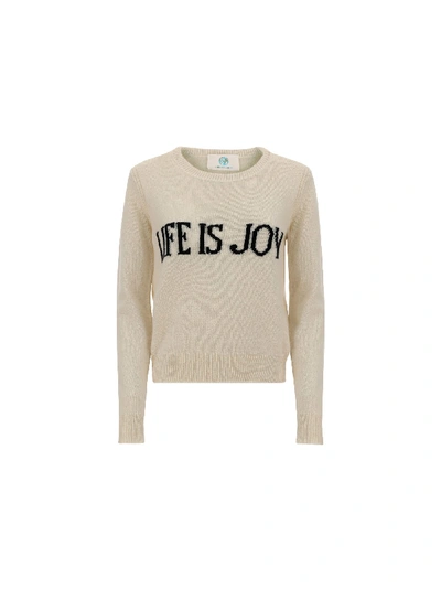 Alberta Ferretti Sweater In Ivory