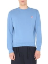 AMI ALEXANDRE MATTIUSSI ROUND NECK SWEATSHIRT,11421739