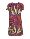 La Doublej Swing Big Blooms-print Dress In Big Blooms Viola