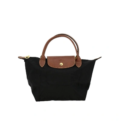 Longchamp In Nylon In Black