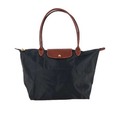 Longchamp In Nylon In Lead