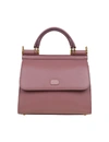 DOLCE & GABBANA SICILY BAG 58 SMALL IN CALF LEATHER,11419841
