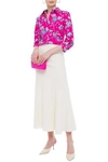 CAROLINA HERRERA + ROSE CUMMING PRINTED STRETCH-COTTON POPLIN SHIRT,3074457345622916240