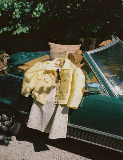 Aéryne Ebba Jacket In Yellow