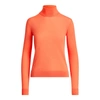 Ralph Lauren Cashmere Turtleneck Sweater In Sherbert