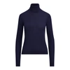 Polo Ralph Lauren Cashmere Knit Turtleneck Sweater In Navy
