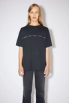 ACNE STUDIOS Logo print t-shirt Black