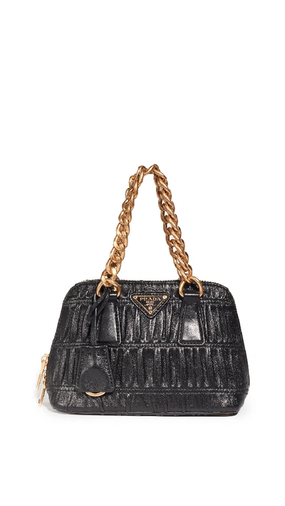 Pre-owned Prada Black Mini Prom Bag