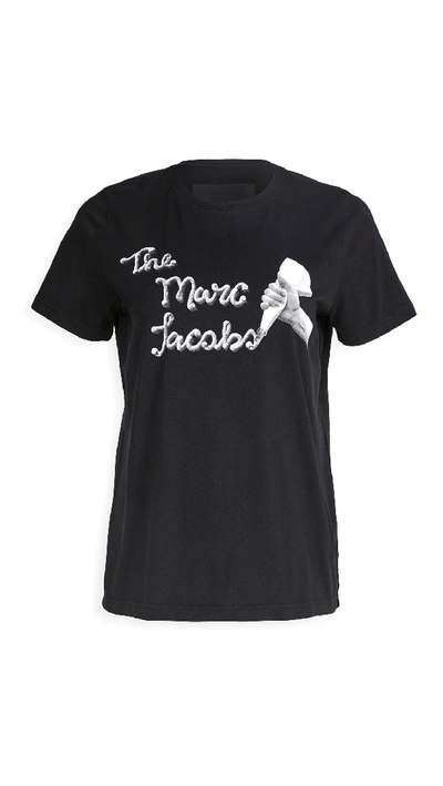 The Marc Jacobs The Logo T-shirt In Black