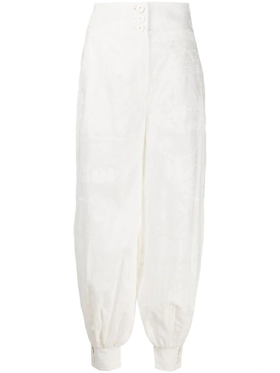 Zimmermann Brightside Harem Trousers In White