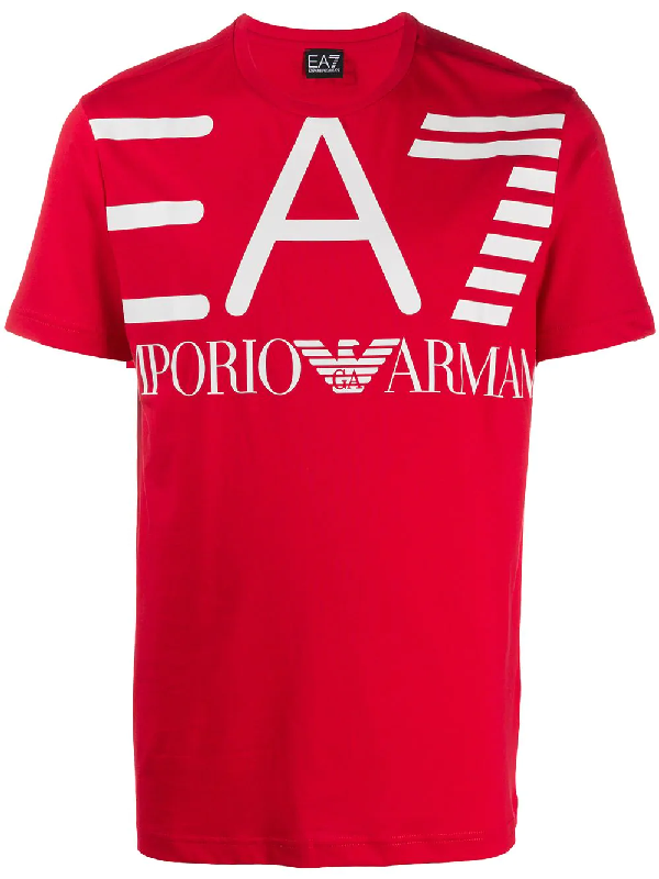 emporio armani red t shirt