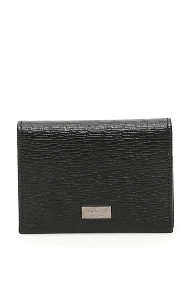 Ferragamo Gancini Cardholder In Nero (black)