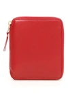 Comme Des Garçons Color Block Wallet In Red (red)