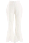 ZIMMERMANN CARNABY FLARED TROUSERS,7836PCAR IVORY