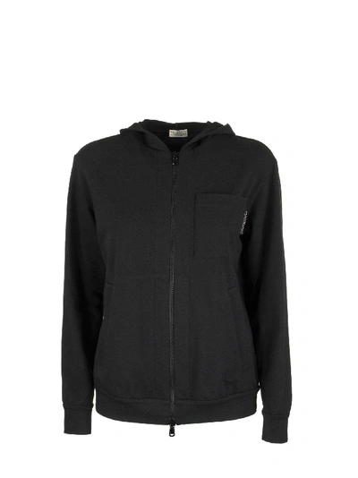 Brunello Cucinelli Sweatshirt Nero In Black