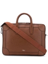 Mulberry Belgrave Full-grain Leather Briefcase In Brown