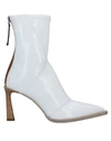 Fendi Ankle Boots In White
