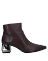 Anna Baiguera Ankle Boots In Deep Purple