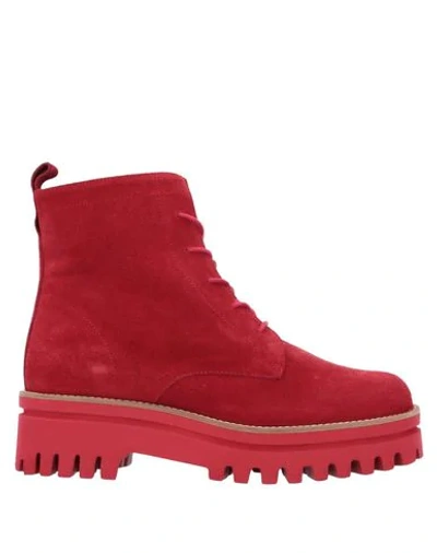 Paloma Barceló Ankle Boot In Red