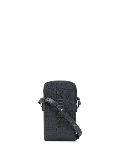 Kenzo Logo Embossed Mini Bag In Black