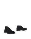 Tod's Lace-up Suede Chukka Boots With Rubber Bottom In Black