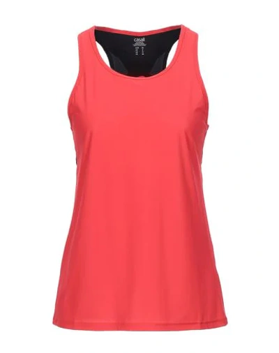 Casall Tank Tops In Red