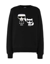 Karl Lagerfeld Ikonik Karl Choupette Jumper In Black