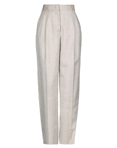 Casasola Woman Pants Sand Size 8 Virgin Wool, Silk, Linen In Beige