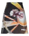 Pinko Midi Skirts In Black