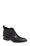 Alexander Wang Kori Cutout Leather Ankle Boots In Black