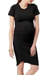 STOWAWAY COLLECTION STOWAWAY COLLECTION UPTOWN MATERNITY DRESS,1017-BLACK