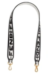 FENDI X JOSHUA VIDES STRAP YOU LOGO LEATHER STRAP,8AV077-ADK9