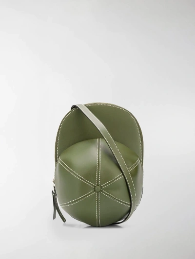 Jw Anderson Midi Cap Crossbody Bag In Green