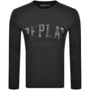 REPLAY REPLAY CREW NECK LOGO SWEATSHIRT BLACK,137076