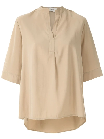 Egrey Otoman Relaxed Blouse In Neutrals
