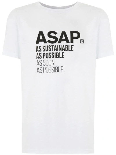 Osklen Slogan-print Crew-neck T-shirt In White