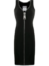 MOSCHINO ZIP-UP FITTED DRESS