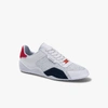 LACOSTE MEN'S HAPONA LEATHER AND SYNTHETIC SNEAKERS - 8.5