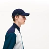 Lacoste Unisex Contrast Strap Cotton Cap - One Size In Blue