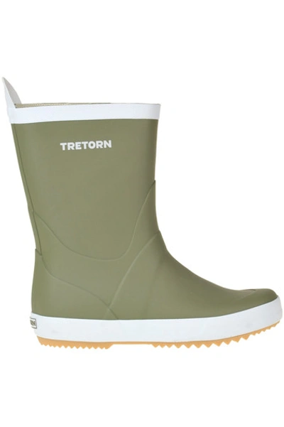 Tretorn Rubber Rain Ankle-boots In Green