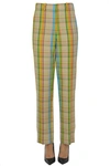 LOEWE CHECKED PRINT TROUSERS