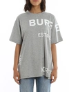 BURBERRY CARRICK T-SHIRT IN GREY