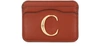 CHLOÉ C CARD HOLDER,CHL32488BRW