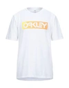 OAKLEY OAKLEY MAN T-SHIRT WHITE SIZE L POLYESTER, COTTON,12482115NG 7