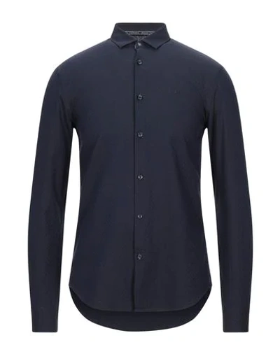 Armani Exchange Shirts In Dark Blue