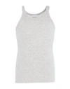 Dolce & Gabbana Sleeveless Undershirts In Light Grey