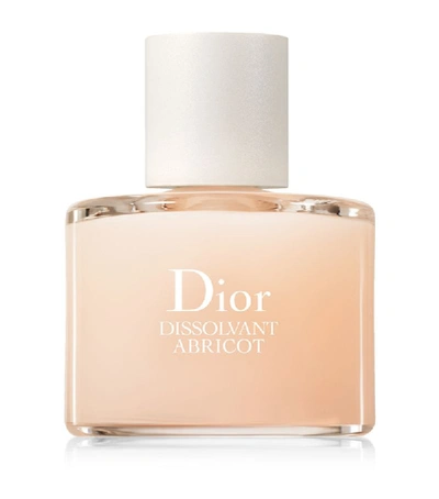 Dior Dissolvant Abricot Polish Remover In White