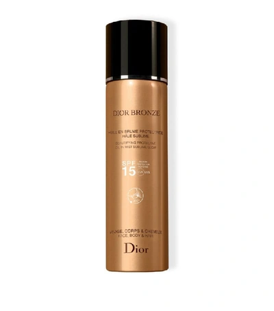 Dior Beautifying Protective Oil In Mist Spf 15 In White