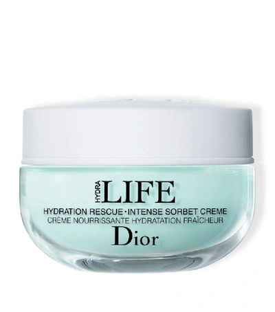 Dior Hydra Life Hydration Rescue Intense Sorbet Creme (50ml) In White