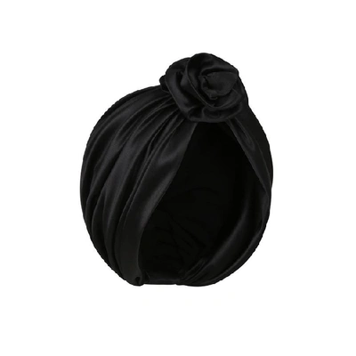 Emily - London Manhattan Turban In Black